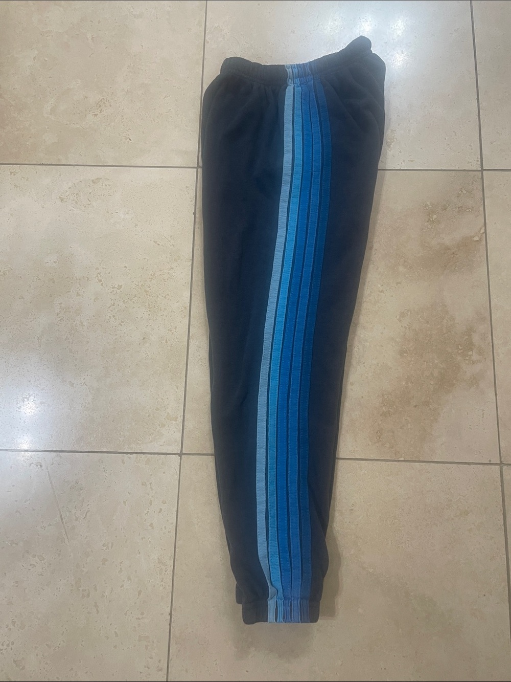 Aviator Nation Navy Joggers with Blue Side Stripes
